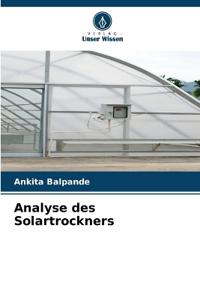 Analyse des Solartrockners