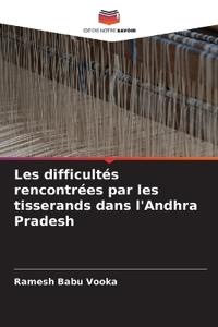 Les difficultés rencontrées par les tisserands dans l'Andhra Pradesh