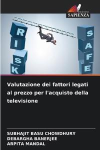 Valutazione dei fattori legati al prezzo per l'acquisto della televisione