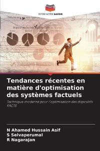Tendances récentes en matière d'optimisation des systèmes factuels