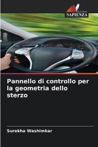 Pannello di controllo per la geometria dello sterzo