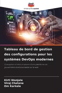 Tableau de bord de gestion des configurations pour les systèmes DevOps modernes