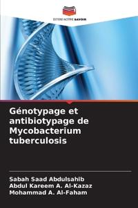 Génotypage et antibiotypage de Mycobacterium tuberculosis