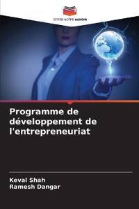 Programme de développement de l'entrepreneuriat