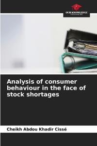 Analysis of consumer behaviour in the face of stock shortages