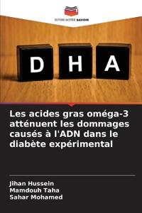 Les acides gras oméga-3 atténuent les dommages causés à l'ADN dans le diabète expérimental