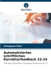 Automatisiertes schriftliches Korrekturfeedback 22-24