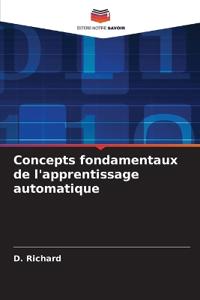 Concepts fondamentaux de l'apprentissage automatique
