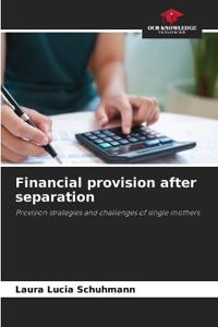 Financial provision after separation