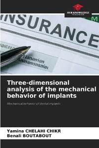 Three-dimensional analysis of the mechanical behavior of implants