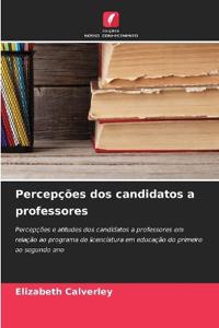 Percepções dos candidatos a professores