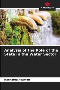 Analysis of the Role of the State in the Water Sector