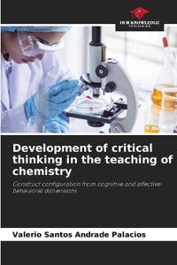 Development of critical thinking in the teaching of chemistry