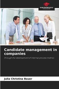 Candidate management in companies