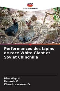 Performances des lapins de race White Giant et Soviet Chinchilla