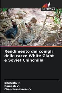 Rendimento dei conigli delle razze White Giant e Soviet Chinchilla