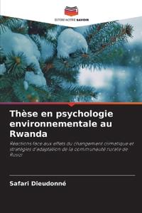 Thèse en psychologie environnementale au Rwanda