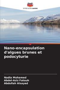 Nano-encapsulation d'algues brunes et podocyturie