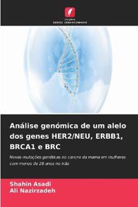 Análise genómica de um alelo dos genes HER2/NEU, ERBB1, BRCA1 e BRC