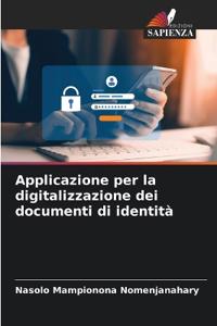Applicazione per la digitalizzazione dei documenti di identità