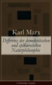 Differenz der demokritischen und epikureischen Naturphilosophie