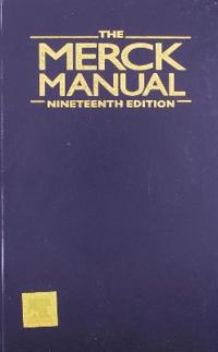 Kirjan kansi "The Merck Manual of Diagnosis and Therapy"