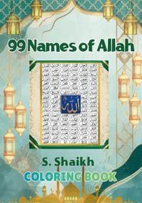 99 names of Allah Coloring Book