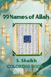 99 names of Allah Coloring Book