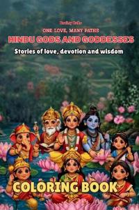 Hindu Gods and Goddesses Coloring Book