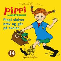 Bokomslag for Pippi skriver brev og går på skolen