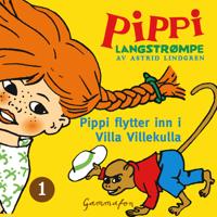 Bokomslag för Pippi flytter inn i Villa Villekulla
