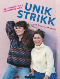Unik strikk; med farger og struktur