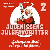 Kirjan kansi Julenissen skal vel også ha gaver!