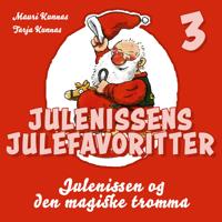 Kirjan kansi Julenissen og den magiske tromma