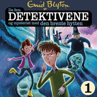 Bokomslag for De fem detektivene og mysteriet med den brente hytten