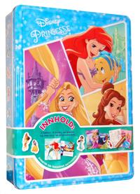 Prinsesse. Disney tinnboks. 3 bøker, 4 tusjer, 1 plakat og 50 klistremerker
