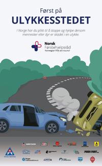 Først på ulykkesstedet