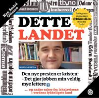 Dette landet - og andre saker fra lokalavisene i verdens lykkeligste land