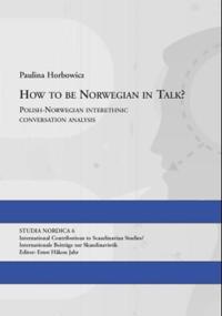 How to be Norwegian in talk?