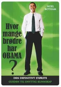 Bokomslag för "Hvor mange brødre har Obama?"