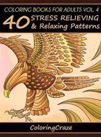 Bokomslag för "Coloring Books For Adults Volume 4"