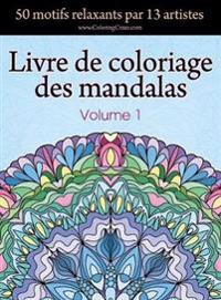 Livre de coloriage des mandalas