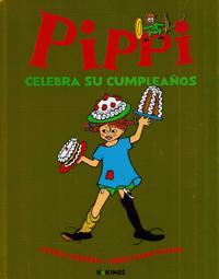 Bokomslag for Pippi Firar Födelsedag (Spanska)