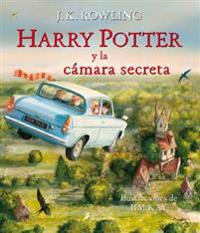 Kirjan kansi Harry Potter y la camara secreta/ Harry Potter and the Chamber of Secrets