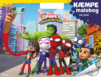 Marvel - Spidey – KÆMPE malebog (malebog med håndtag)