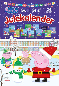 Bokomslag för "Peppa Pig - Gurli Gris' julekalender - med 24 billedbøger"
