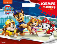 Paw Patrol -  KÆMPE malebog (malebog med håndtag)