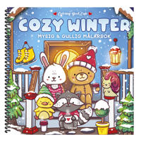 Bokomslag för Cozy Winter Deluxe. Lyxig Cozy Coloring målarbok från Coloring Book Cafe