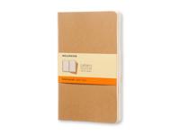 Moleskine Ruled Cahier L - Kraft Cover (3 Set)