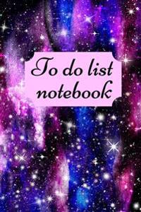 Bokomslag för "To do list Notebook: Daily Checklist Productivity Journal, Action Planner, 6x9 inch"